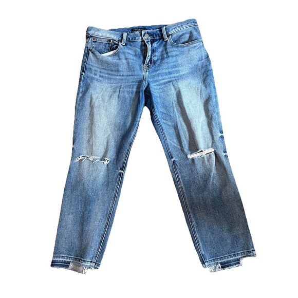 Lucky Brand Jeans Women Size 6/28 Sienna Boyfriend Midrise Distressed Jeans - Picture 1 of 12